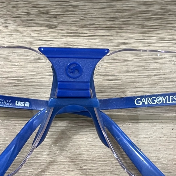 USA AUTHENTIC GARGOYLES clear lens / Blue frame ARNOLD TERMINATOR safety glass - Picture 2 of 6